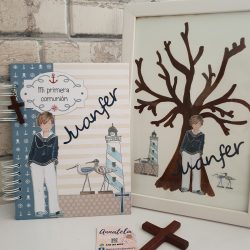 Libro de firmas + árbol de huellas