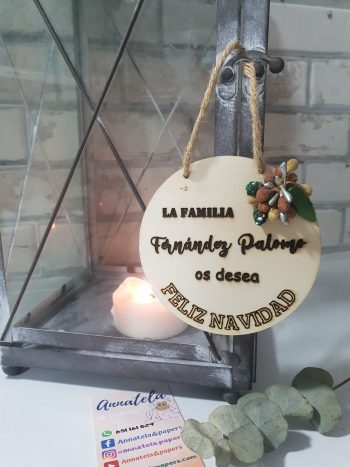Placa árbol de Navidad - Imagen 9