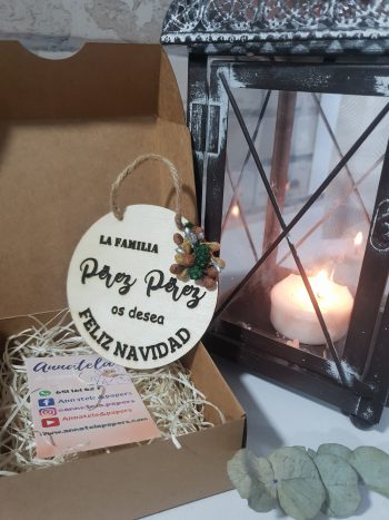 Placa árbol de Navidad