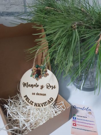 Placa árbol de Navidad - Imagen 4
