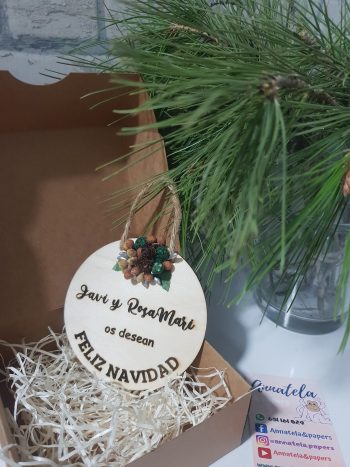 Placa árbol de Navidad - Imagen 3