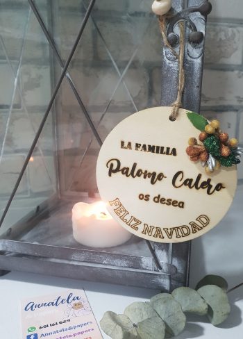 Placa árbol de Navidad - Imagen 2