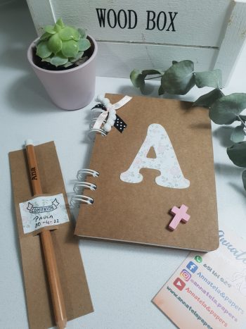 Cuaderno kraff + lápiz